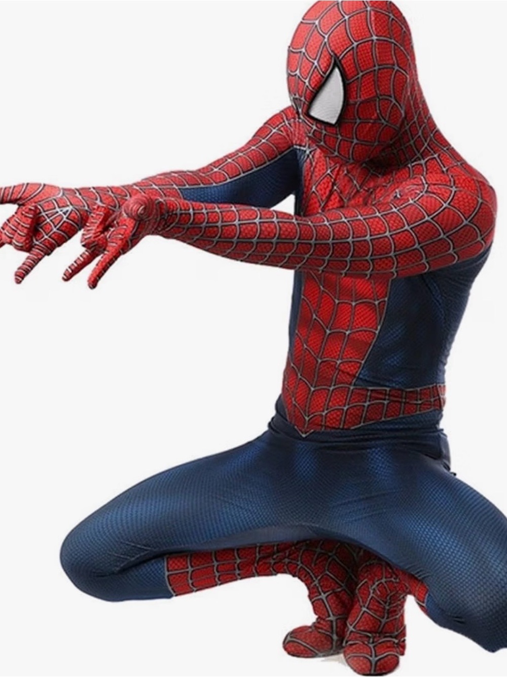 Men’s Spider-Man superhero costume bodysuit.